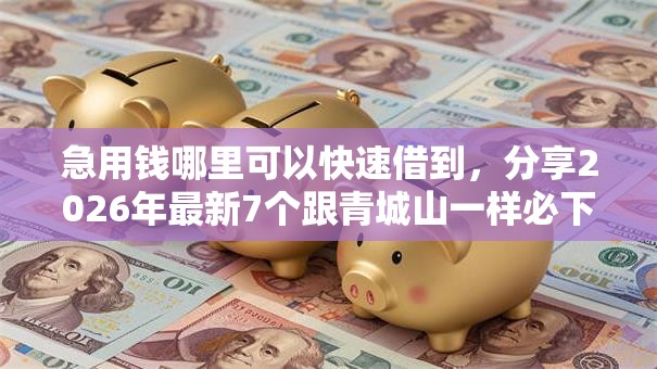 急用钱哪里可以快速借到，分享2026年最新7个跟青城山一样必下款的口子