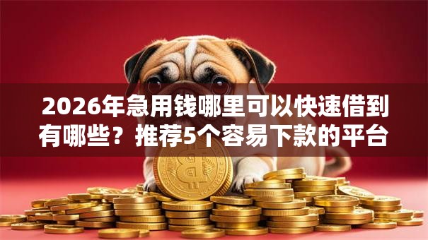 2026年急用钱哪里可以快速借到有哪些?推荐5个容易下款的平台 2026年急用钱哪里可以快速借到有哪些?推荐5个容易下款的平台