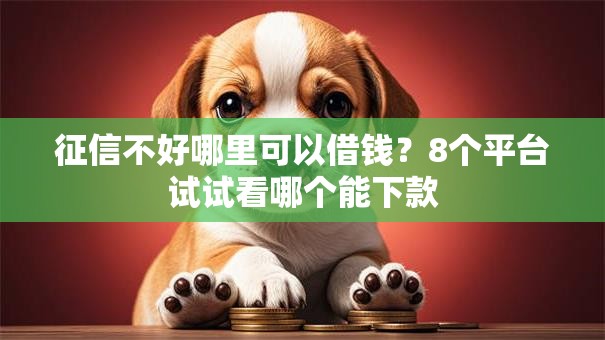 征信不好哪里可以借钱?8个平台试试看哪个能下款 征信不好哪里可以借钱?8个平台试试看哪个能下款