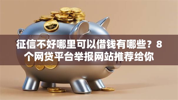 征信不好哪里可以借钱有哪些？8个网贷平台举报网站推荐给你