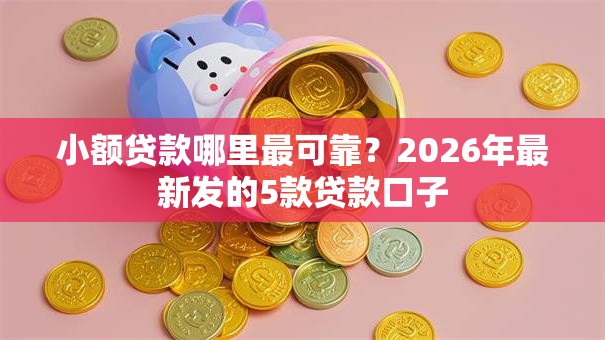 小额贷款哪里最可靠？2026年最新发的5款贷款口子