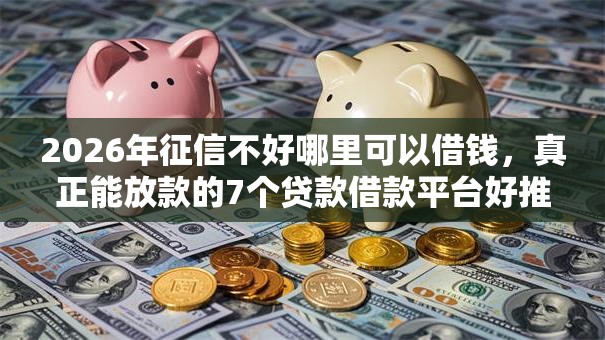 2026年征信不好哪里可以借钱,真正能放款的7个贷款借款平台好推荐 2026年征信不好哪里可以借钱,真正能放款的7个贷款借款平台好推荐