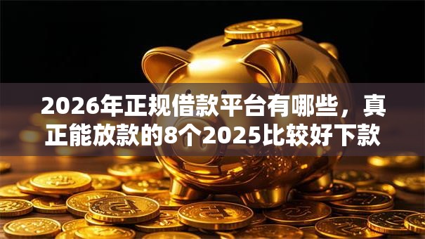 2026年正规借款平台有哪些,真正能放款的8个2025比较好下款的借款平台推荐 2026年正规借款平台有哪些,真正能放款的8个2025比较好下款的借款平台推荐