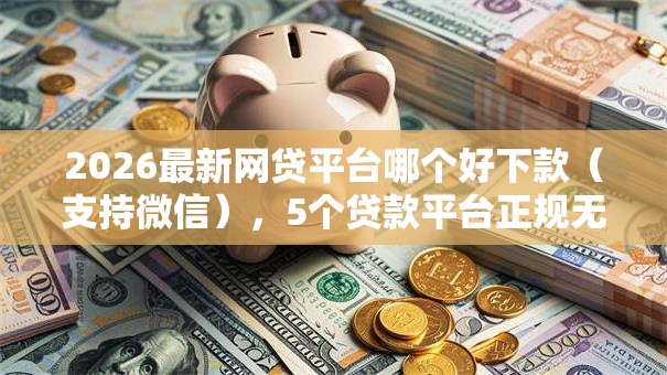2026最新网贷平台哪个好下款(支持微信),5个贷款平台正规无私分享 2026最新网贷平台哪个好下款(支持微信),5个贷款平台正规无私分享