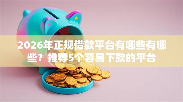 2026年正规借款平台有哪些有哪些?推荐5个容易下款的平台 2026年正规借款平台有哪些有哪些?推荐5个容易下款的平台
