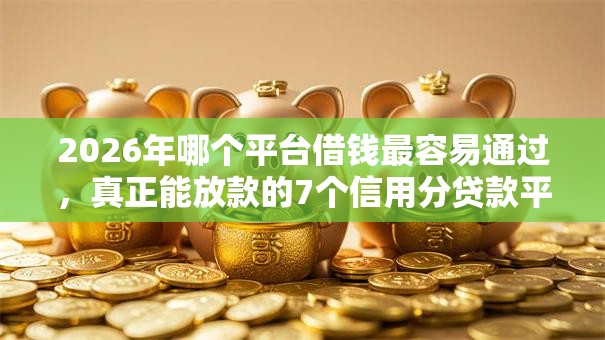 2026年哪个平台借钱最容易通过，真正能放款的7个信用分贷款平台推荐