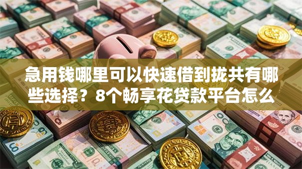 急用钱哪里可以快速借到拢共有哪些选择？8个畅享花贷款平台怎么样详解