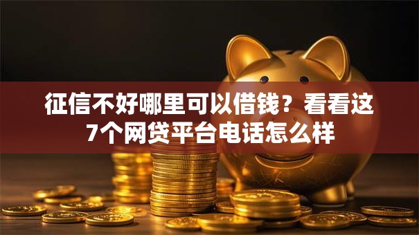 征信不好哪里可以借钱？看看这7个网贷平台电话怎么样