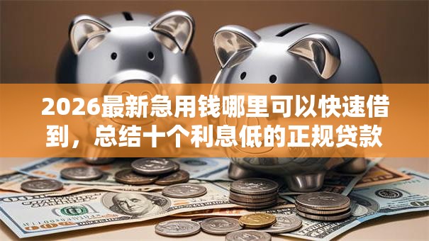 2026最新急用钱哪里可以快速借到,总结十个利息低的正规贷款平台! 2026最新急用钱哪里可以快速借到,总结十个利息低的正规贷款平台!