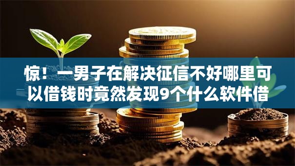 惊!一男子在解决征信不好哪里可以借钱时竟然发现9个什么软件借钱最快通过利息低,事后分享了出来 惊!一男子在解决征信不好哪里可以借钱时竟然发现9个什么软件借钱最快通过利息低,事后分享了出来
