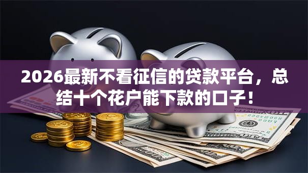 2026最新不看征信的贷款平台,总结十个花户能下款的口子! 2026最新不看征信的贷款平台,总结十个花户能下款的口子!