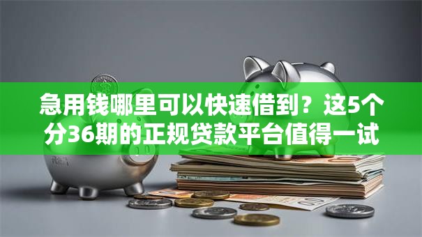 急用钱哪里可以快速借到?这5个分36期的正规贷款平台值得一试 急用钱哪里可以快速借到?这5个分36期的正规贷款平台值得一试