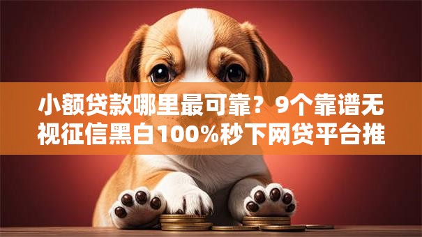 小额贷款哪里最可靠?9个靠谱无视征信黑白100%秒下网贷平台推荐 小额贷款哪里最可靠?9个靠谱无视征信黑白100%秒下网贷平台推荐