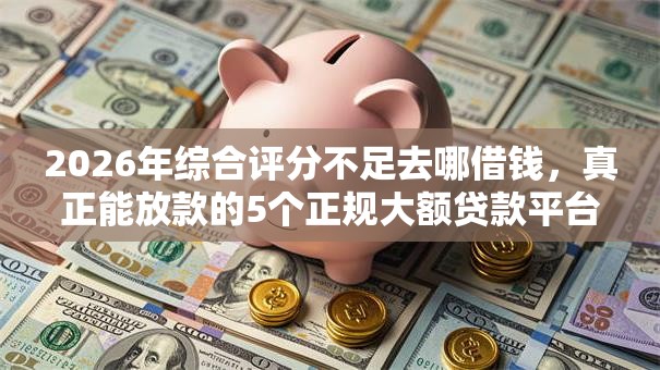 2026年综合评分不足去哪借钱,真正能放款的5个正规大额贷款平台推荐 2026年综合评分不足去哪借钱,真正能放款的5个正规大额贷款平台推荐