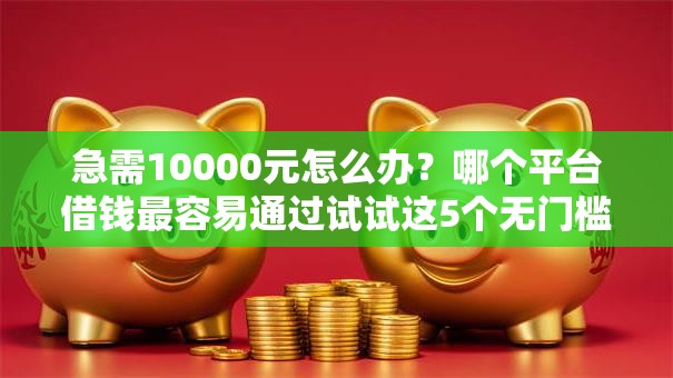 急需10000元怎么办?哪个平台借钱最容易通过试试这5个无门槛平台 急需10000元怎么办?哪个平台借钱最容易通过试试这5个无门槛平台