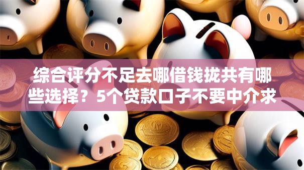 综合评分不足去哪借钱拢共有哪些选择?5个贷款口子不要中介求推荐详解 综合评分不足去哪借钱拢共有哪些选择?5个贷款口子不要中介求推荐详解