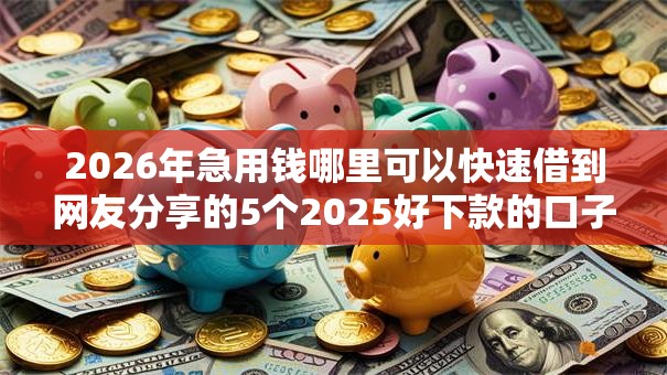 2026年急用钱哪里可以快速借到网友分享的5个2025好下款的口子我觉得不错! 2026年急用钱哪里可以快速借到网友分享的5个2025好下款的口子我觉得不错!