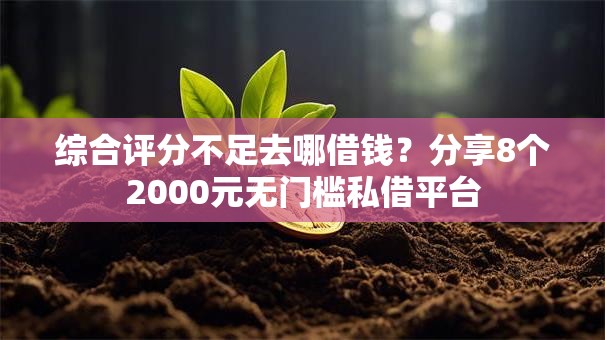 综合评分不足去哪借钱?分享8个2000元无门槛私借平台 综合评分不足去哪借钱?分享8个2000元无门槛私借平台