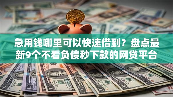 急用钱哪里可以快速借到？盘点最新9个不看负债秒下款的网贷平台