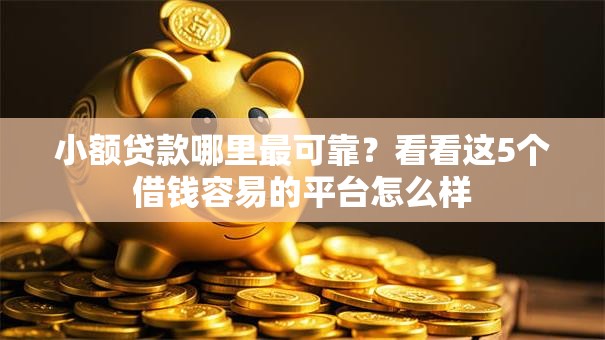 小额贷款哪里最可靠?看看这5个借钱容易的平台怎么样 小额贷款哪里最可靠?看看这5个借钱容易的平台怎么样