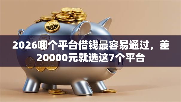 2026哪个平台借钱最容易通过,差20000元就选这7个平台 2026哪个平台借钱最容易通过,差20000元就选这7个平台