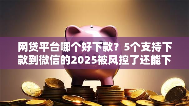 网贷平台哪个好下款？5个支持下款到微信的2025被风控了还能下款的平台