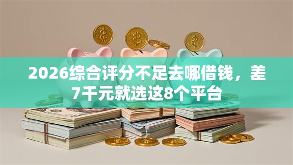 2026综合评分不足去哪借钱,差7千元就选这8个平台 2026综合评分不足去哪借钱,差7千元就选这8个平台