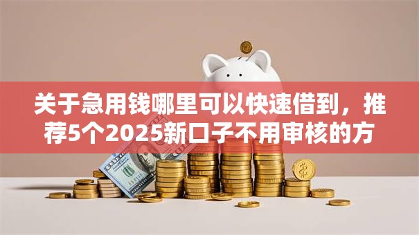 关于急用钱哪里可以快速借到,推荐5个2025新口子不用审核的方法给你 关于急用钱哪里可以快速借到,推荐5个2025新口子不用审核的方法给你