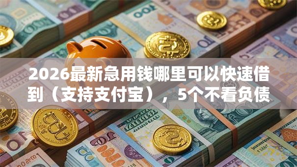 2026最新急用钱哪里可以快速借到（支持支付宝），5个不看负债的网贷口子无私分享