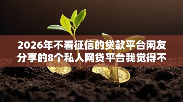 2026年不看征信的贷款平台网友分享的8个私人网贷平台我觉得不错! 2026年不看征信的贷款平台网友分享的8个私人网贷平台我觉得不错!