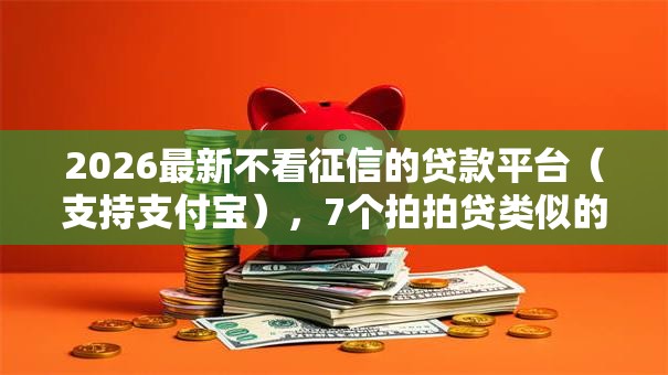 2026最新不看征信的贷款平台（支持支付宝），7个拍拍贷类似的贷款平台无私分享