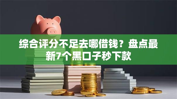 综合评分不足去哪借钱?盘点最新7个黑口子秒下款 综合评分不足去哪借钱?盘点最新7个黑口子秒下款