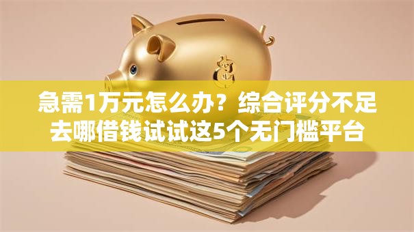 急需1万元怎么办?综合评分不足去哪借钱试试这5个无门槛平台 急需1万元怎么办?综合评分不足去哪借钱试试这5个无门槛平台