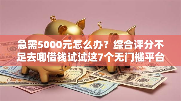 急需5000元怎么办?综合评分不足去哪借钱试试这7个无门槛平台 急需5000元怎么办?综合评分不足去哪借钱试试这7个无门槛平台