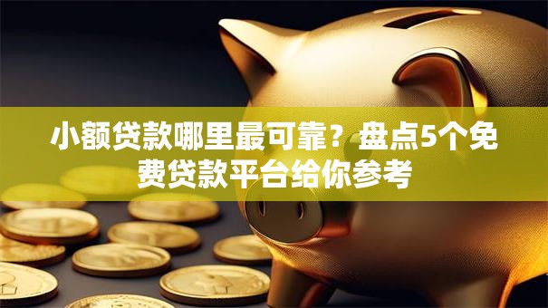 小额贷款哪里最可靠？盘点5个免费贷款平台给你参考