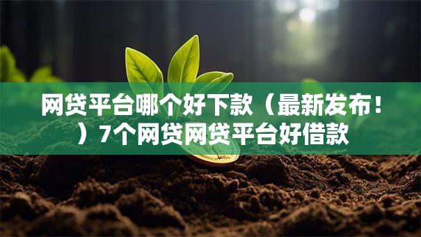 网贷平台哪个好下款(最新发布!)7个网贷网贷平台好借款 网贷平台哪个好下款(最新发布!)7个网贷网贷平台好借款
