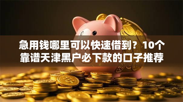 急用钱哪里可以快速借到？10个靠谱天津黑户必下款的口子推荐
