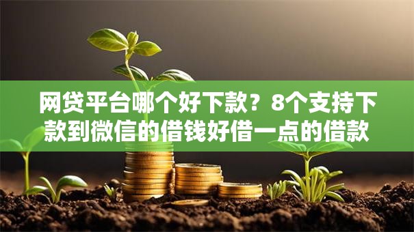 网贷平台哪个好下款?8个支持下款到微信的借钱好借一点的借款平台 网贷平台哪个好下款?8个支持下款到微信的借钱好借一点的借款平台