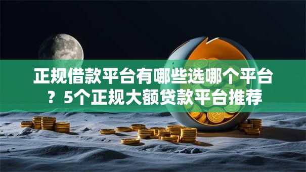 正规借款平台有哪些选哪个平台?5个正规大额贷款平台推荐 正规借款平台有哪些选哪个平台?5个正规大额贷款平台推荐