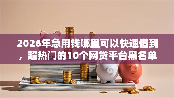 2026年急用钱哪里可以快速借到,超热门的10个网贷平台黑名单推荐 2026年急用钱哪里可以快速借到,超热门的10个网贷平台黑名单推荐
