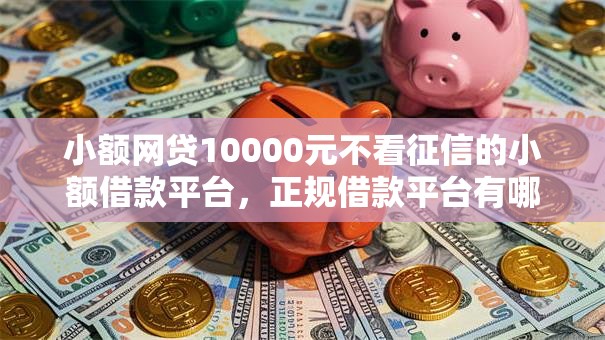 小额网贷10000元不看征信的小额借款平台，正规借款平台有哪些的5个平台介绍