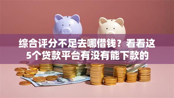 综合评分不足去哪借钱？看看这5个贷款平台有没有能下款的