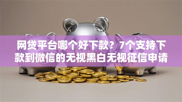 网贷平台哪个好下款？7个支持下款到微信的无视黑白无视征信申请就下款的口子