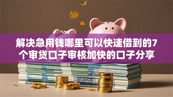 解决急用钱哪里可以快速借到的7个审贷口子审核加快的口子分享