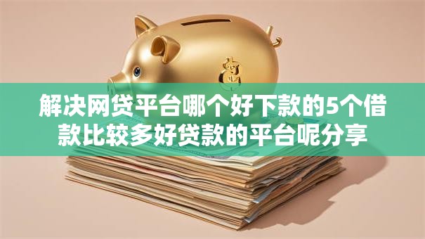 解决网贷平台哪个好下款的5个借款比较多好贷款的平台呢分享