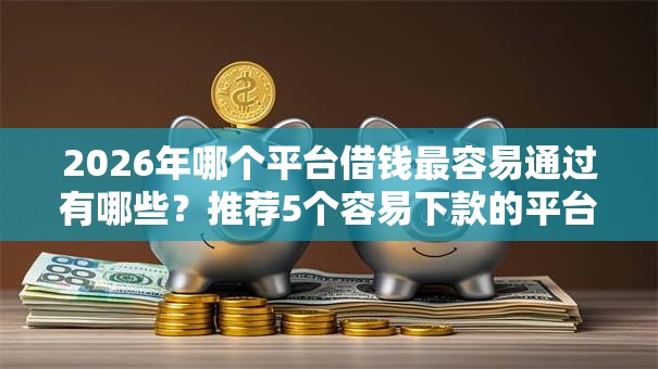 2026年哪个平台借钱最容易通过有哪些？推荐5个容易下款的平台