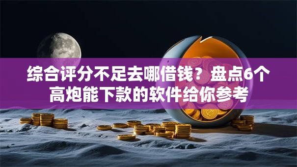 综合评分不足去哪借钱？盘点6个高炮能下款的软件给你参考