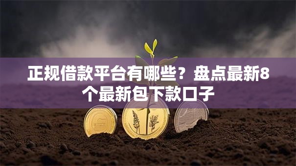 正规借款平台有哪些？盘点最新8个最新包下款口子