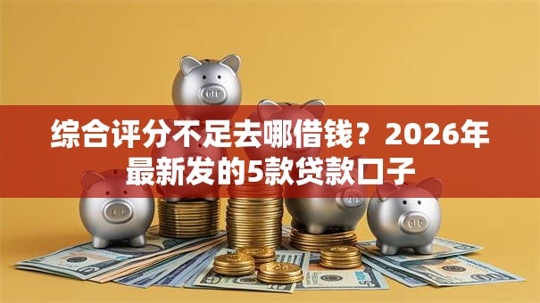 综合评分不足去哪借钱？2026年最新发的5款贷款口子
