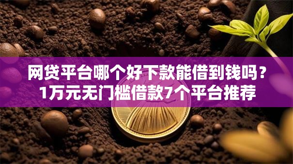 网贷平台哪个好下款能借到钱吗？1万元无门槛借款7个平台推荐